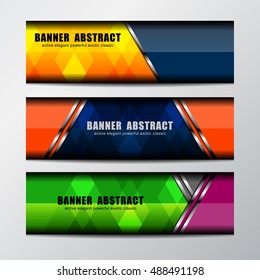 Business Banners Template Design, vector illustration