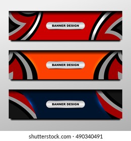 Business Banners Template Design, vector illustration