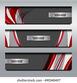 Business Banners Template Design, vector illustration