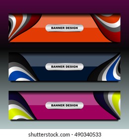 Business Banners Template Design, vector illustration
