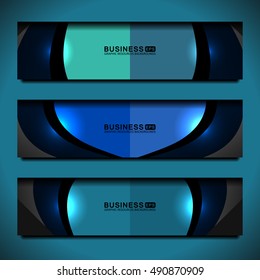 Business Banners Template Design, vector illustration