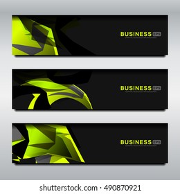 Business Banners Template Design, vector illustration
