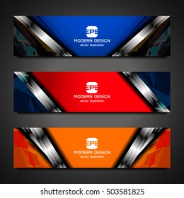 Business Banners Template Design, vector illustration