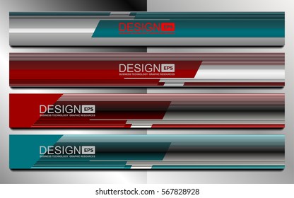 Business Banners Template for Web, vector illustration