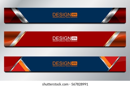 Business Banners Template for Web, vector illustration