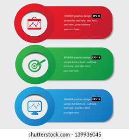 Business banner,vector