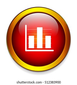 business bar chart graphic icon