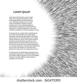 Business barbed template    - vector illutration 