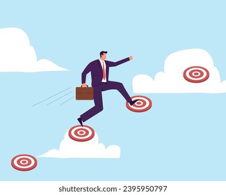 Business benchmark measurement, KPI, key performance indicator to evaluate success, improvement or business growth concept