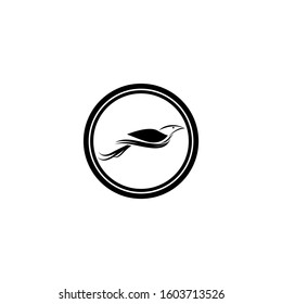 Business bird abstract design vector logo