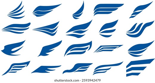 Business Bird Wing Logo Pack