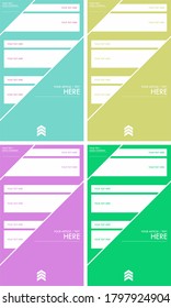 BUSINESS BLANK TEMPLATE VECTOR ARTS