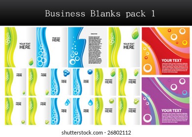 Business blanks pack 1