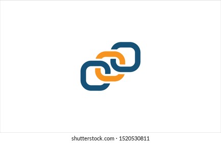 Business block chain logo illustration. Business theme vector illustration of the block chain logo