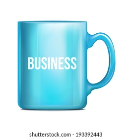 Business Blue Cup