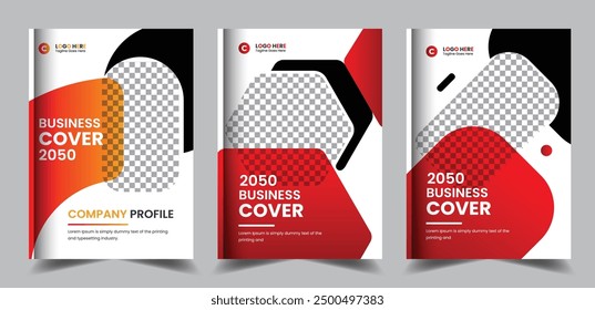 Business book cover design and company brochure and annual report design