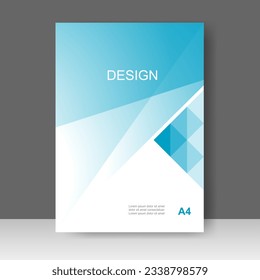 Business Book cover design modern technology style for Brochure template, Poster, magazine. Vector illustration