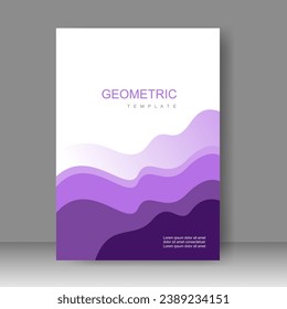 Business Book cover design modern. Annual report. Brochure template, catalog. Simple Flyer promotion. magazine. Vector illustration