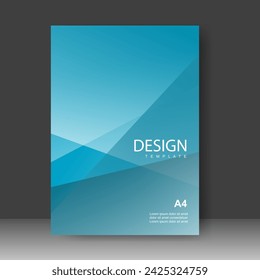 Business Book cover design modern style for Brochure template, Poster, magazine. Vector illustration