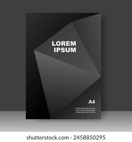 Business Book cover design modern technology style for Brochure template, Poster, magazine. Vector illustration