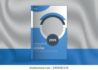 Plantilla de diseño de portada de libro de negocios, diseño de portada de perfil de empresa