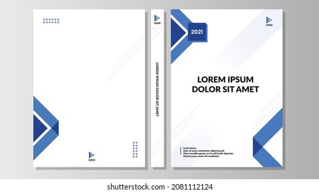 Business book layout template in A4 size. Modern Brochure template cover design, annual report, vector illustration, Template vector design for Brochure, AnnualReport, Magazine, Poster.