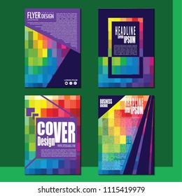 Business booklet Stylish and modern vector set