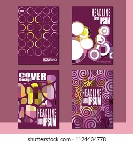 Business booklet Stylish and modern vector set