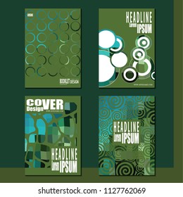 Business booklet Stylish and modern vector set
