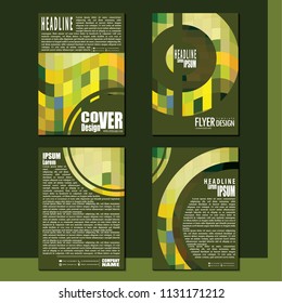 Business booklet Stylish and modern vector set