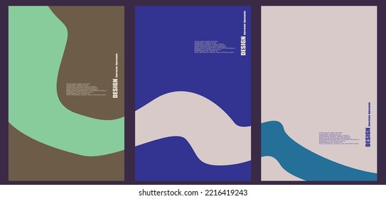 Business booklet Stylish and modern vector set EPS 10