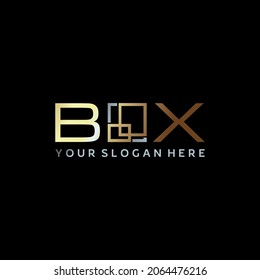 business boX logo design vector