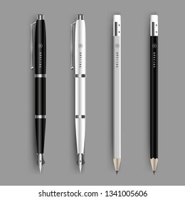 Business Brand identity realistic Mock-up set with logo template. Corporate Brand Identity Stationery Mockup set minimalism grey colour design on grey background