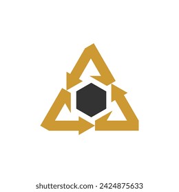 Business brand logo design with creative concept