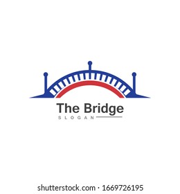 Business Bridge Logo Design Vector Icon Template design