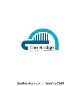 Business Bridge Logo Design Vector Icon Template design