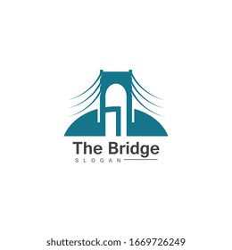 Business Bridge Logo Design Vector Icon Template design