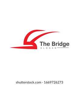 Business Bridge Logo Design Vector Icon Template design