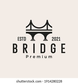 Business Bridge Logo Design Vector Icon Template design