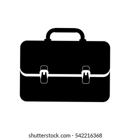 Business briefcase accesorie vector illustration graphic design