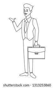 business briefcase businessman