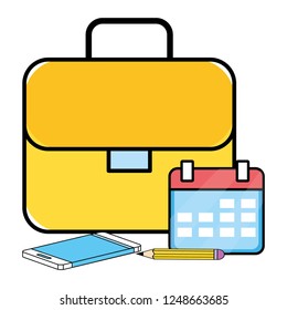business briefcase cartoon