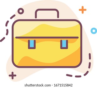 Ilustración vectorial creativa de cartera empresarial
