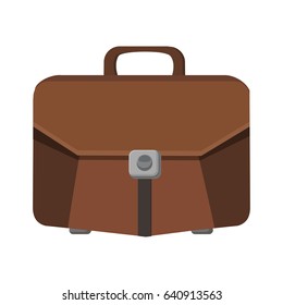 business briefcase flat icon