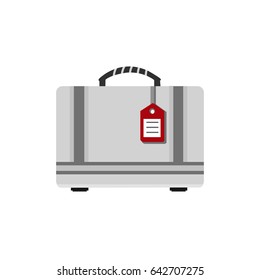 business briefcase flat icon