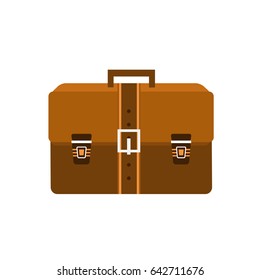 business briefcase flat icon