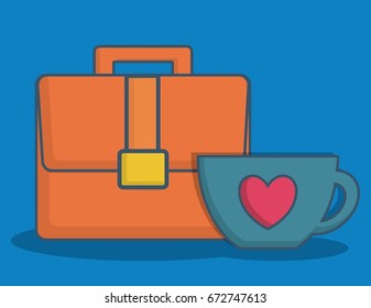 business briefcase icon