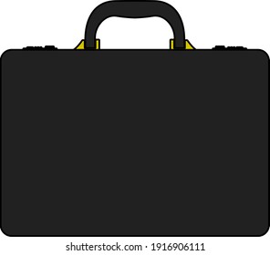 Icono de Maletín profesional. Esquema Editable Con Diseño De Relleno De Color. Ilustración vectorial.