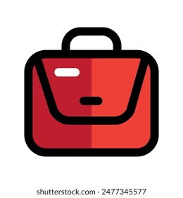 Business Briefcase icon. Simple vector sign. Eps10 vector illustration.