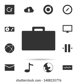 business briefcase icon. Universal set of web for website design and development, app development